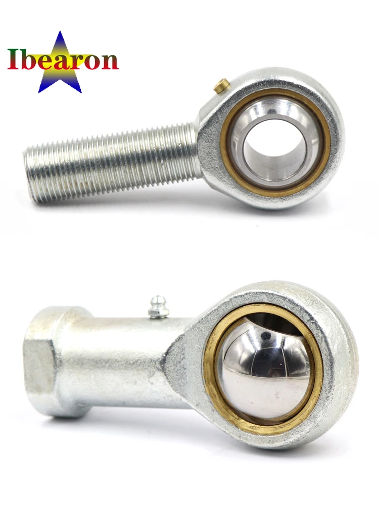 1PCS PHS14-1 PHSL14-1 M14x1.5 Fine Thread T/K Inlaid Line Rod Ends With Female Thread Series Joint Bearing