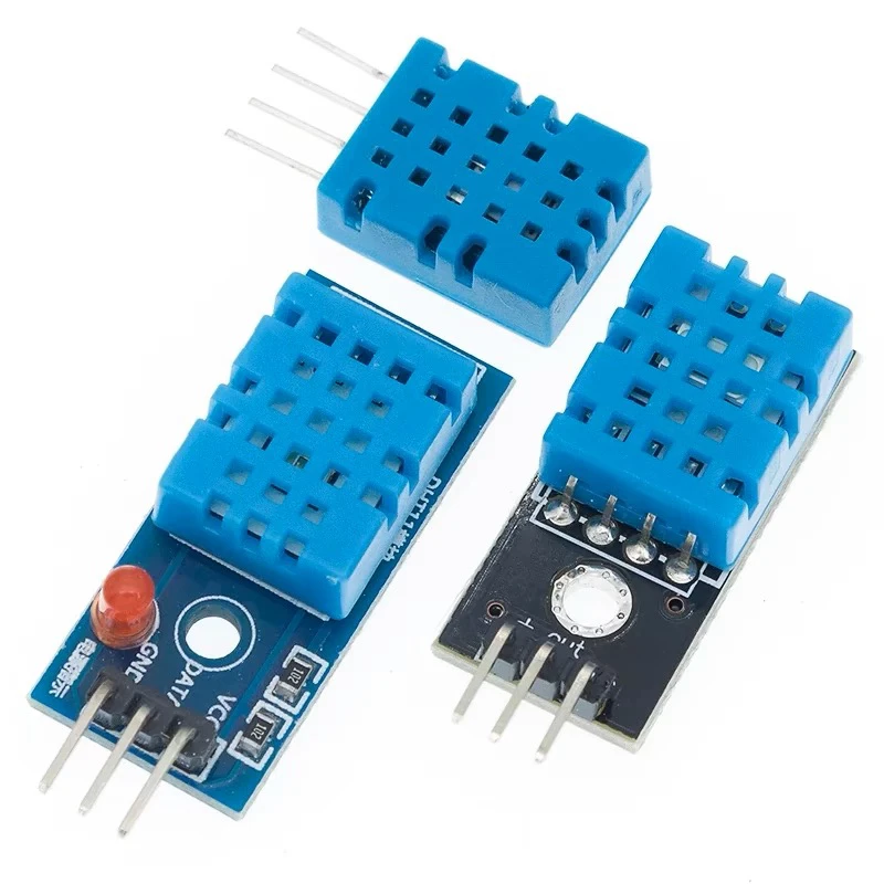50pcs/lot DHT11 Humidity Temperature Module Sensor with DuPont Cable