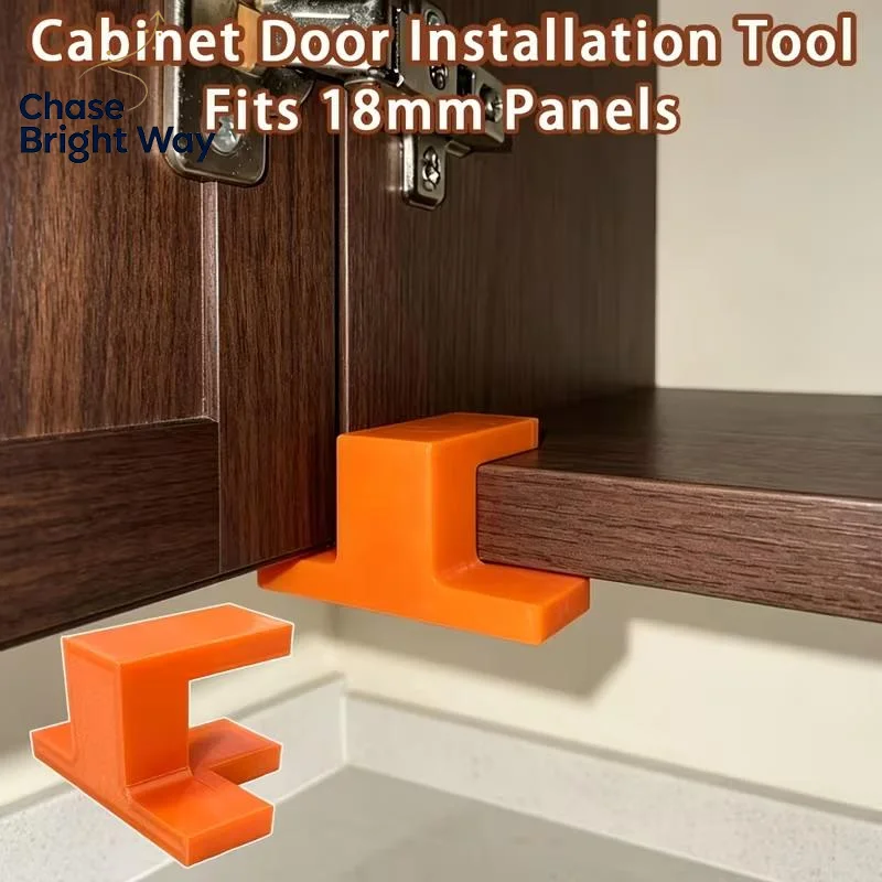Accurate T-Type Cabinet Door Installation Jig Corner Bracket Clamp Woodworking Locator for Custom Furniture Building Tasks