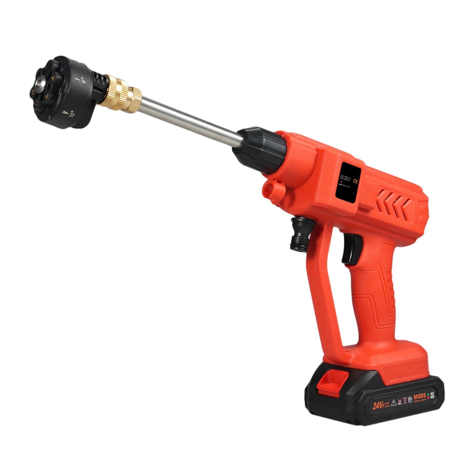 

Беспроводная стиральная машина мощностью 300 Вт — с распылительной насадкой 6 в 1 и перезаряжаемой батареей, для очистки автомобиля/забора/полов