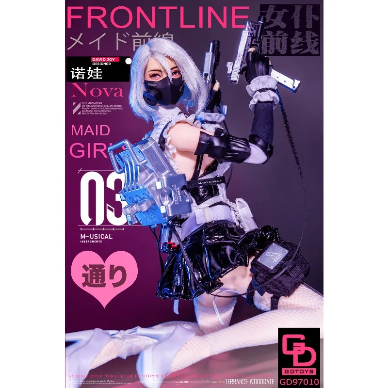 

In Stock GDTOYS GD970101 Maid Front Line Vol.3 Nova 1/6 Movable Eyes Action Figure Anime Model Trendy Toys Desktop Collectibles
