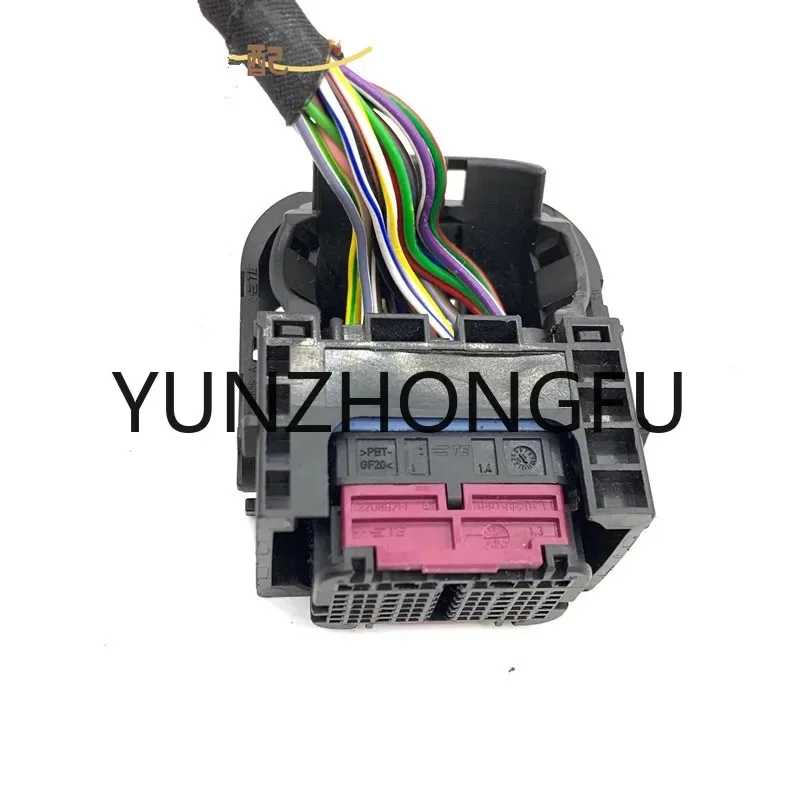 9302477-01 TE 1-2208817-1 54 Pin/Way Used Car Computer Board Plug Connector With Short Wire Cable