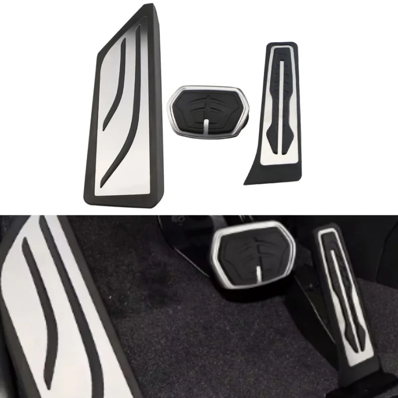 

AT Car Pedals for BMW X1 X2 F48 F39 F45 F46 F40 1 2 Series MPV 220i LHD Accelerator Brake Pedal Cover