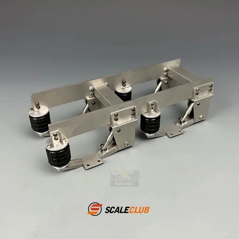 Scaleclub 1/14 Pallet Upgrade Metal Simulation Airbag Suspension System For Tamiya  Scania 770S MAN Benz Volvo RC Trailer Tipper