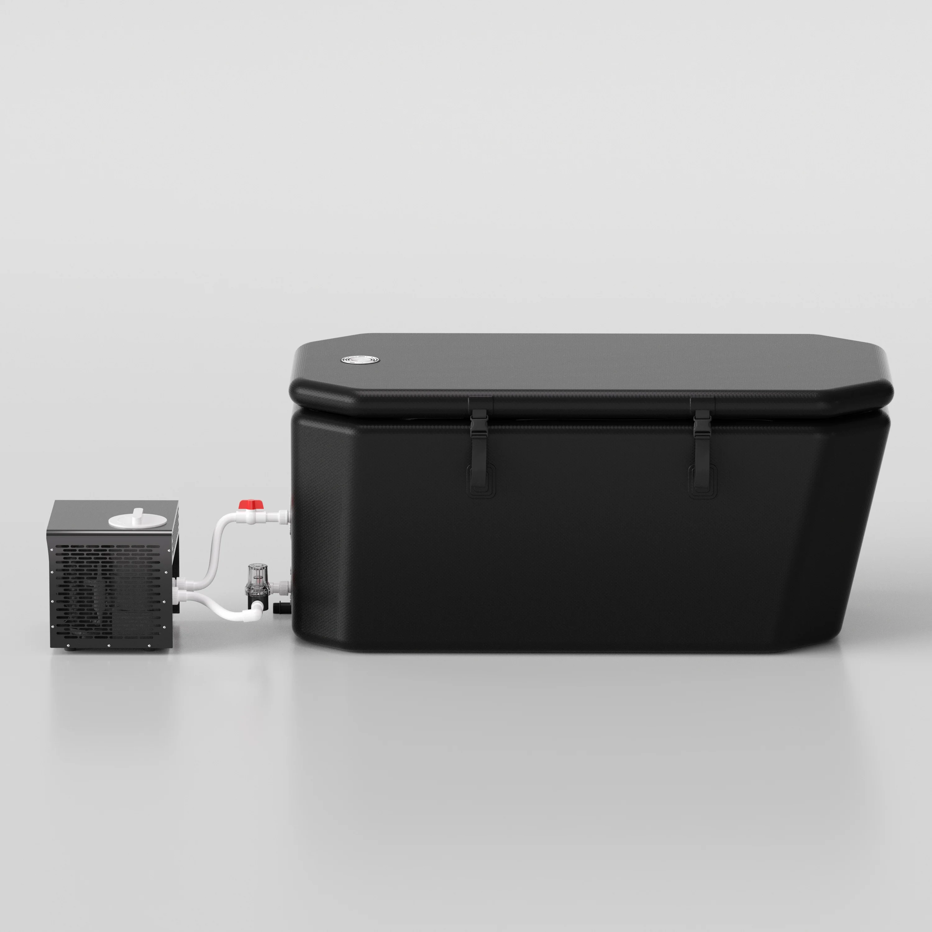 Foldable Cold Plunge Tub with Chiller and Filter Mini Chiller with Inflatable Ice Bath for Recovery