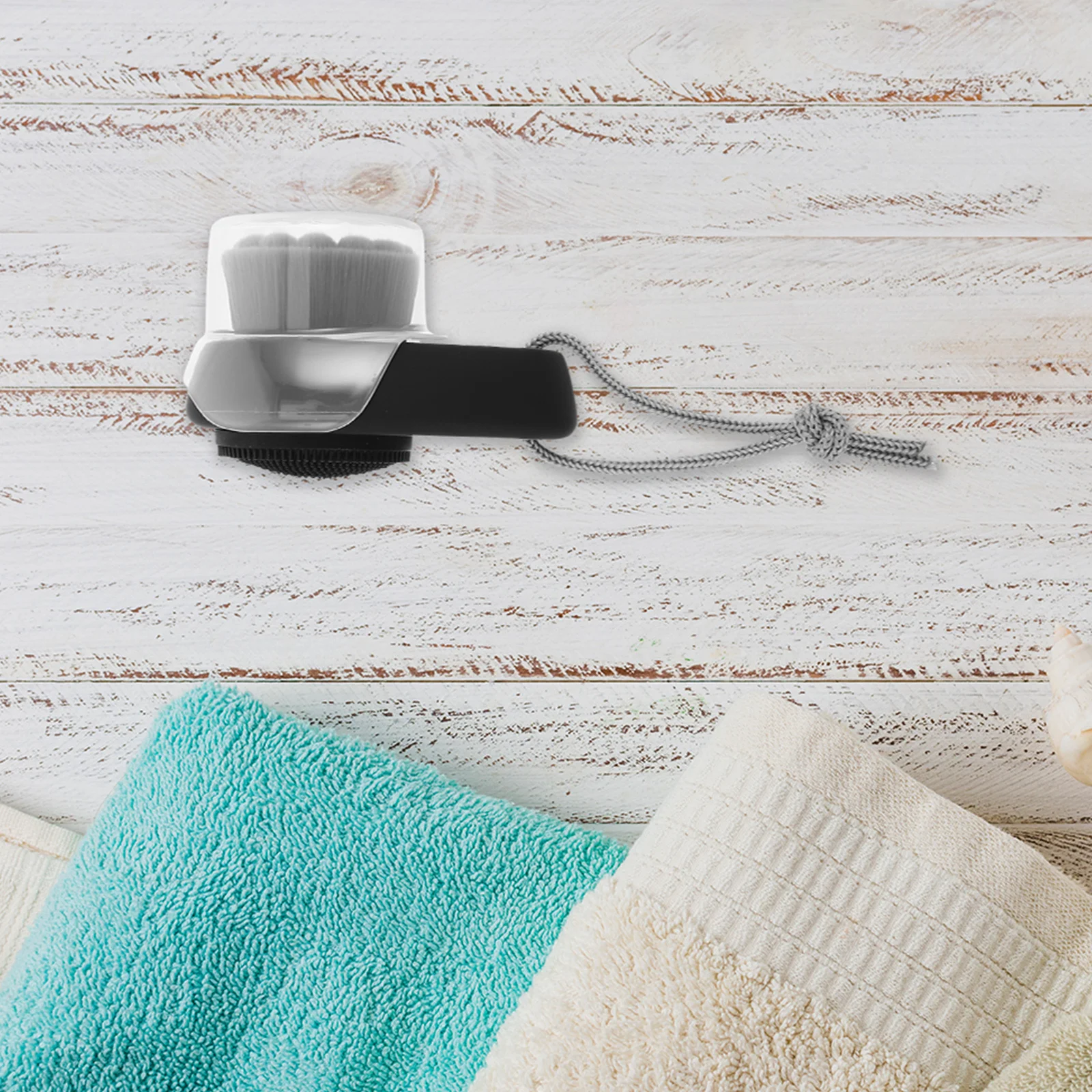 فرشاة تنظيف الوجه الناعمة ذات الوجهين، فرشاة تنظيف المسام من السيليكون للتقشير العميق وشد الجلد، تجربة تشبه المنتجعات الصحية