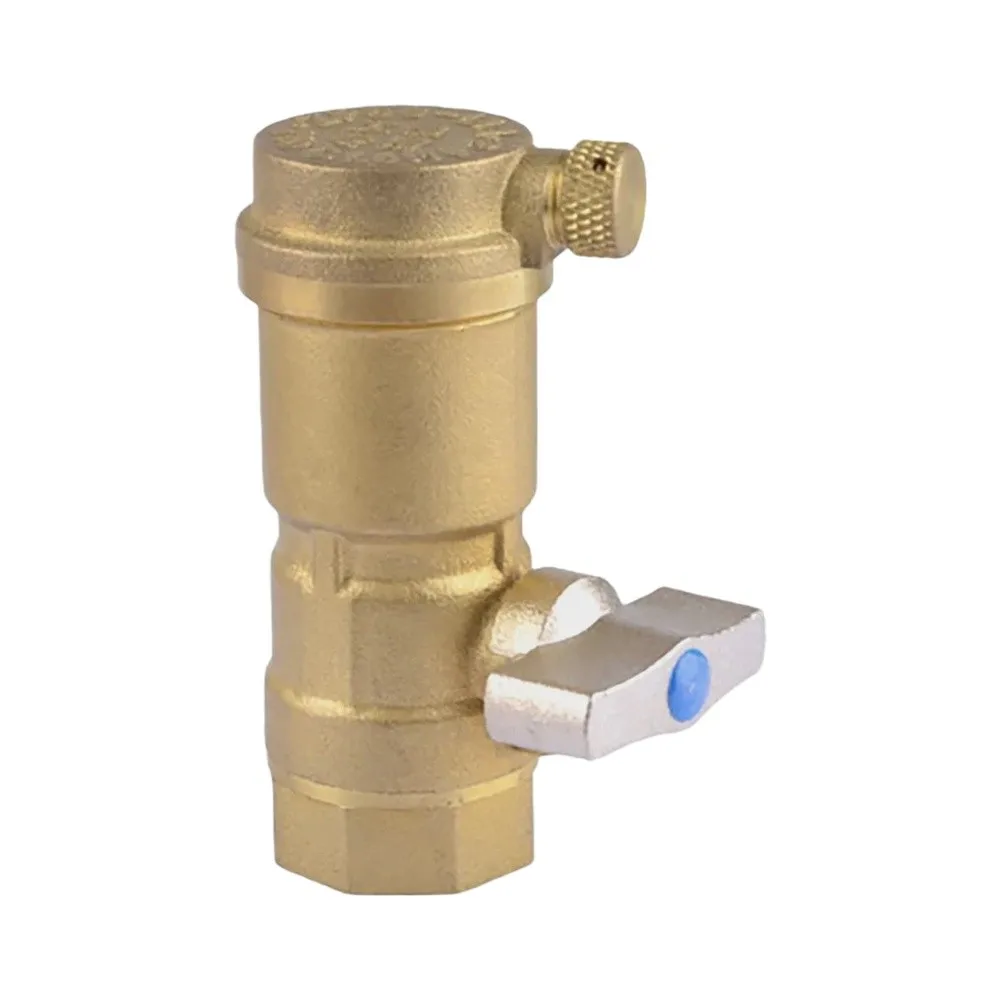 Automatic Brass Air Vent Valve 1/2 3/4 Inch For Home Heating System Pressure Relief For Exhaust Fitting