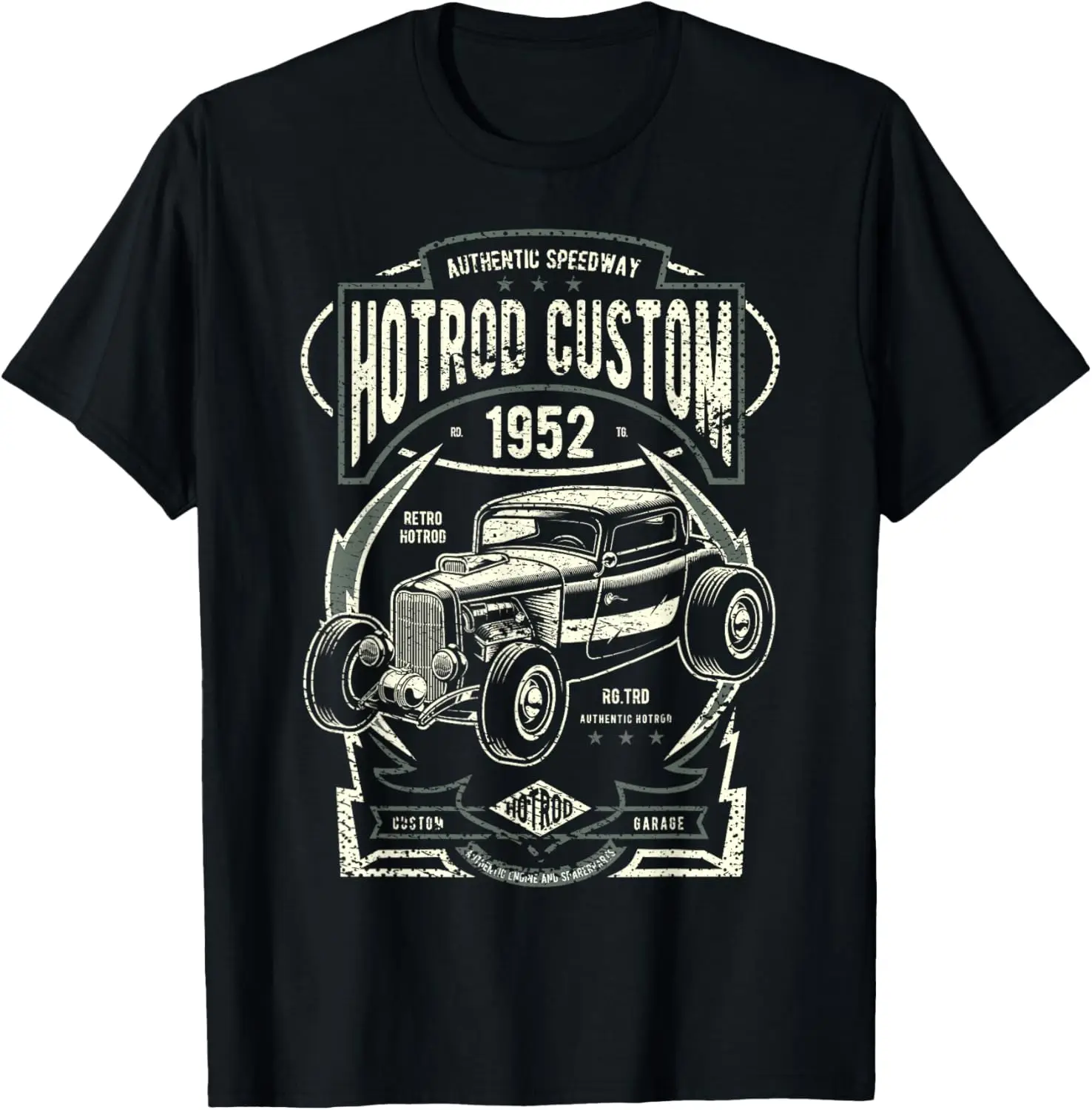 

Vintage Hot Rod Custom Men Classic Car T-Shirt