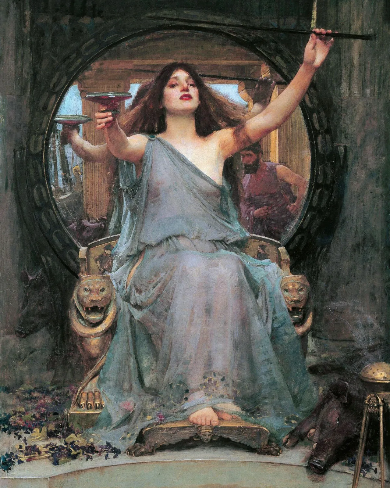 John William Waterhouse The Lady of Shalott KUNSTWERK PRINT Wandposter Wanddecoratie Rome Decoratie