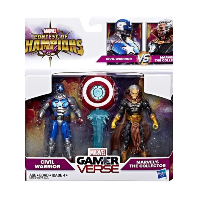 

Hasbro Game Series Action Battle 3.75 "Civil War Warrior VS Collector Can Move Action Figure Hand Model Display Gift Toys