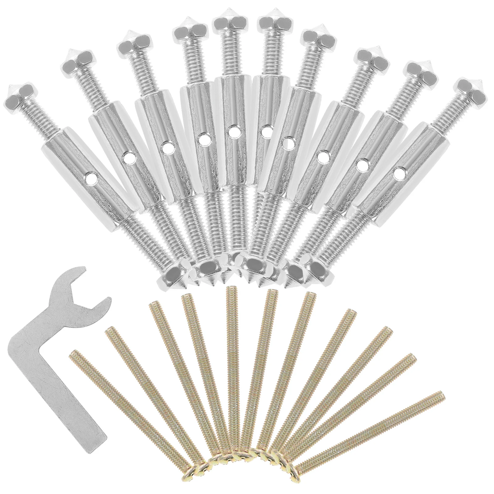 

10pcs Repair Tool 86Mm Adjustable Support Rod For Loose Junction Box Wall Plate Cassette Screw Electrical Insulation