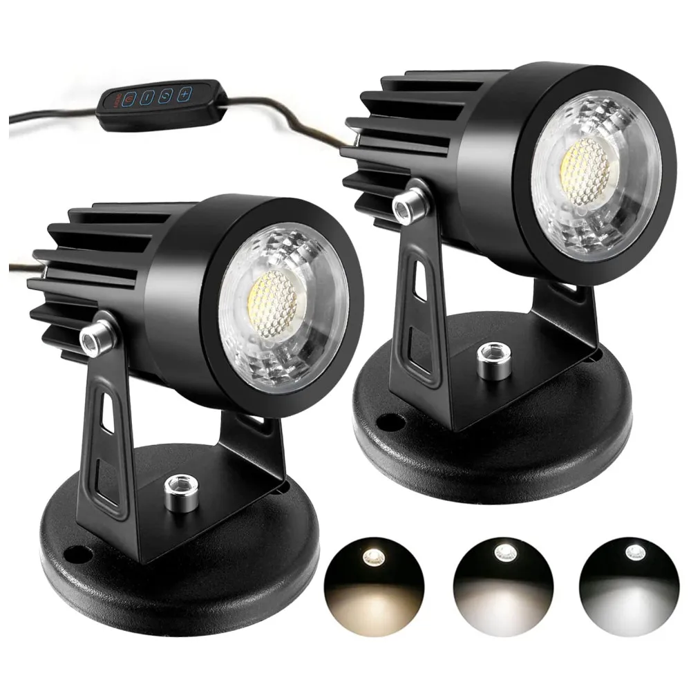 Spot Lumineux LED d'Nikà Intensité Réglable, Lampe Décorative pour Plante en Pot, Maison et Salon, 6W