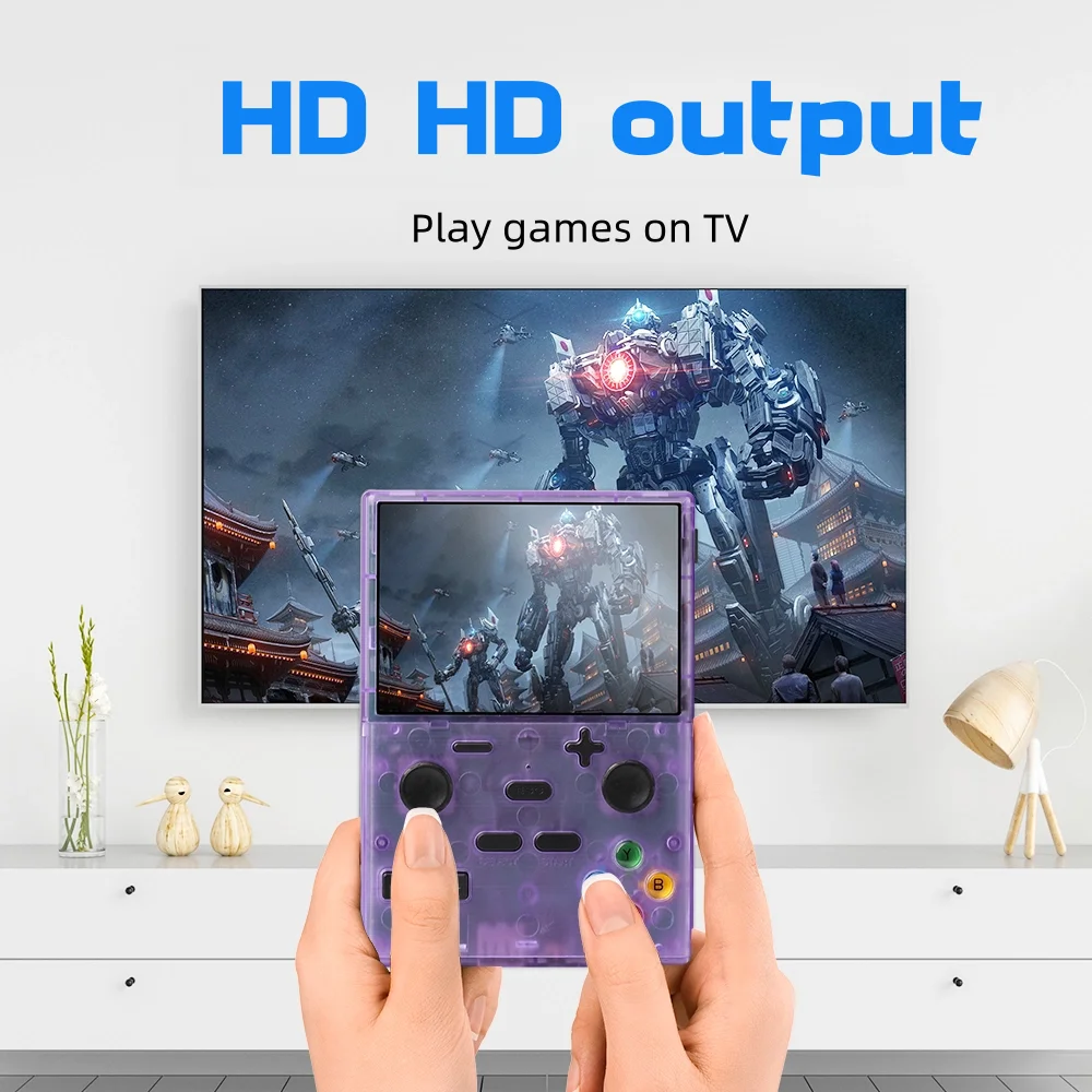 وحدة تحكم ألعاب محمولة XGB35 40000 + بطارية ألعاب 2000 مللي أمبير في الساعة 3.5 بوصة IPS شاشة نظام لينكس وحدة تحكم مزدوجة ألعاب أطفال هدية