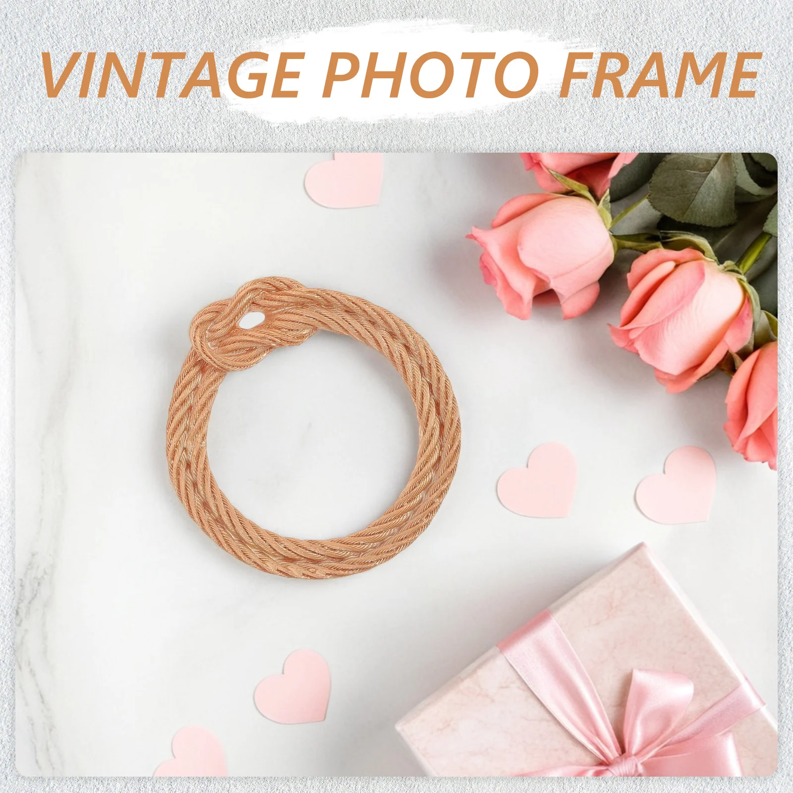 

2Pcs Mini Vintage Resin Picture Frames Small Ornate Display Frame for Jewelry Manicure Photography Home Decoration