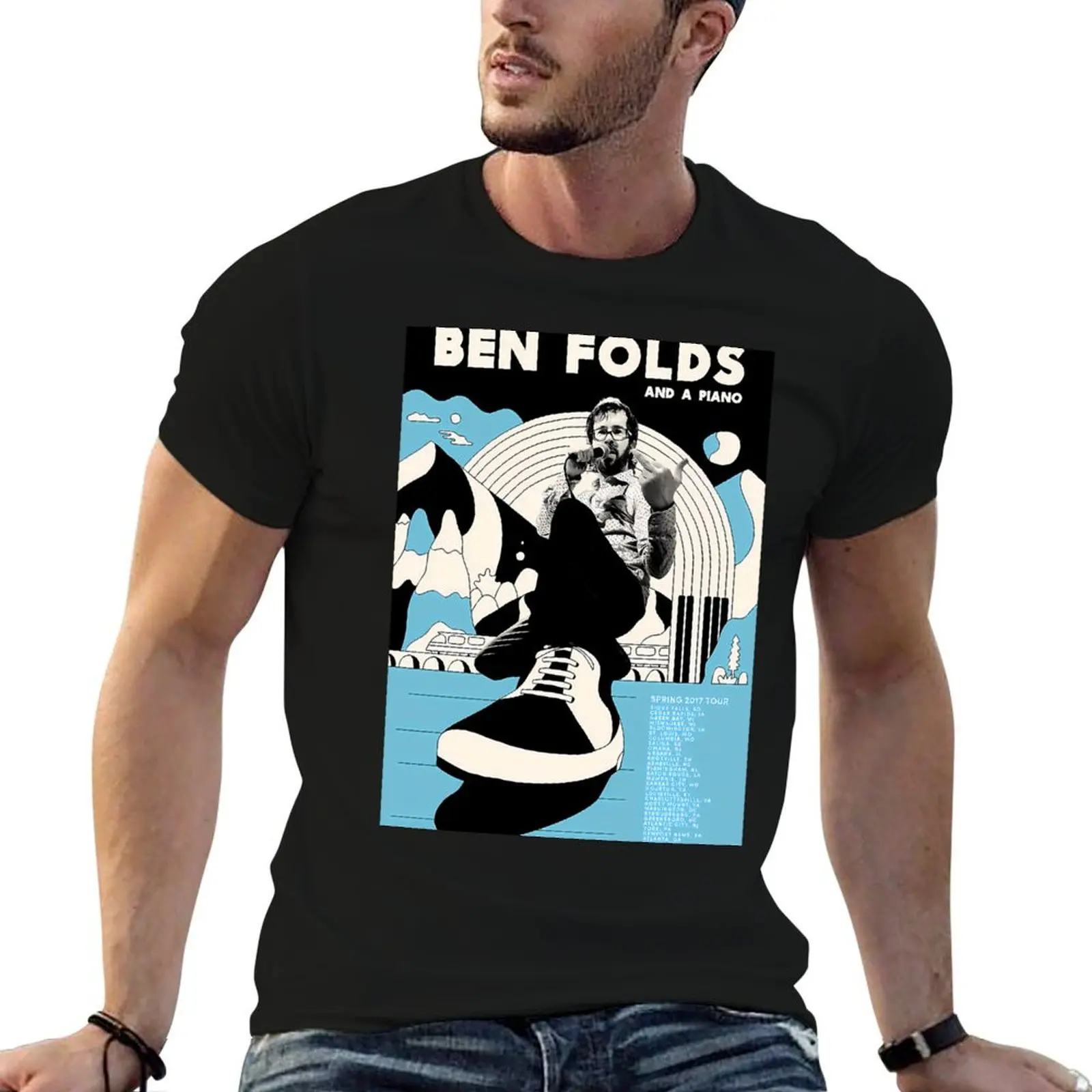 Ben Folds Spring 2017 T-Shirt croswit shirt man topping t shirts men