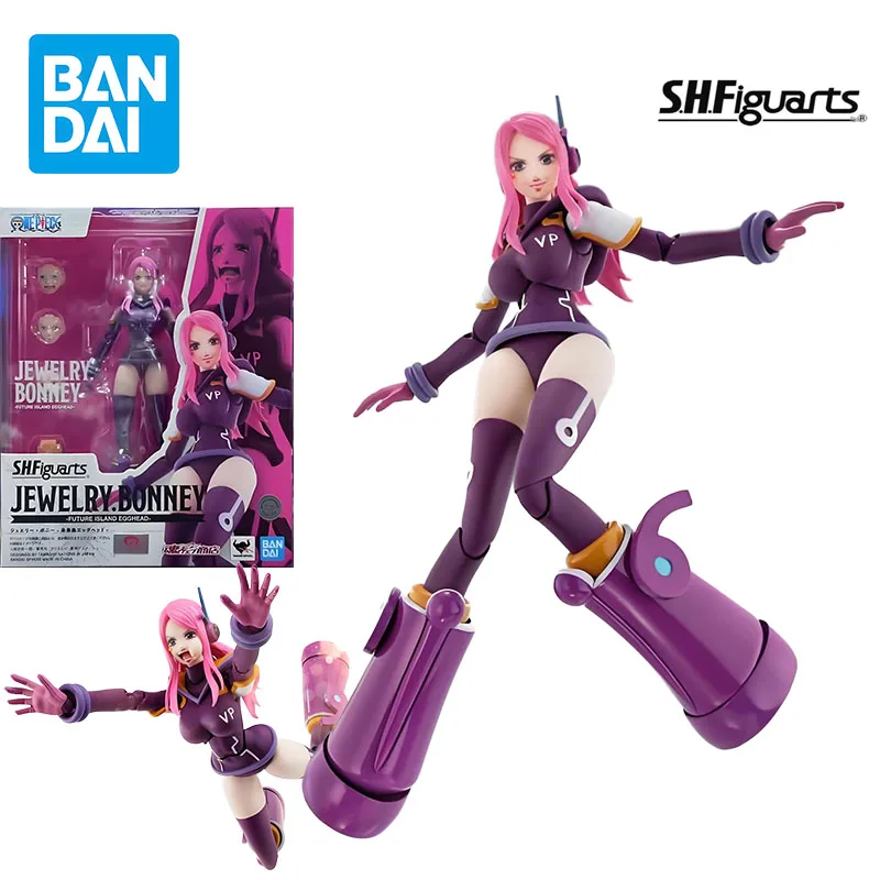 BANDAI Oryginalny ZESTAW MODELU GUNDAM SHFJEWELRY.BONNEY MONKEY.D.LUFFY Figurka Akcji Anime Model do Składania Zabawki Modelowe Prezenty dla Chłopców