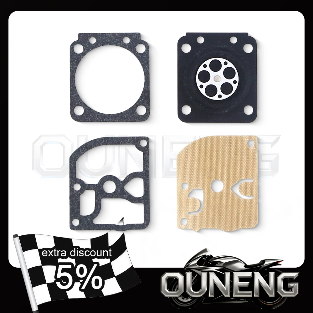For Stihl FS36 FS40 FS44 FS45 FS75 FS80 FS85 RB-85 Zama C1Q Trimmer Parts Carburetor Repair Kit