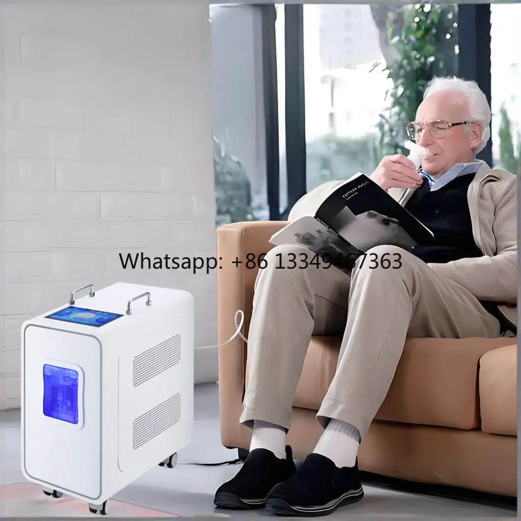 WEIZI Molecular Hydrogen Therapy Machine H2 Inhaling 3000ml/min PME Pure Water Electrolyzer Generator