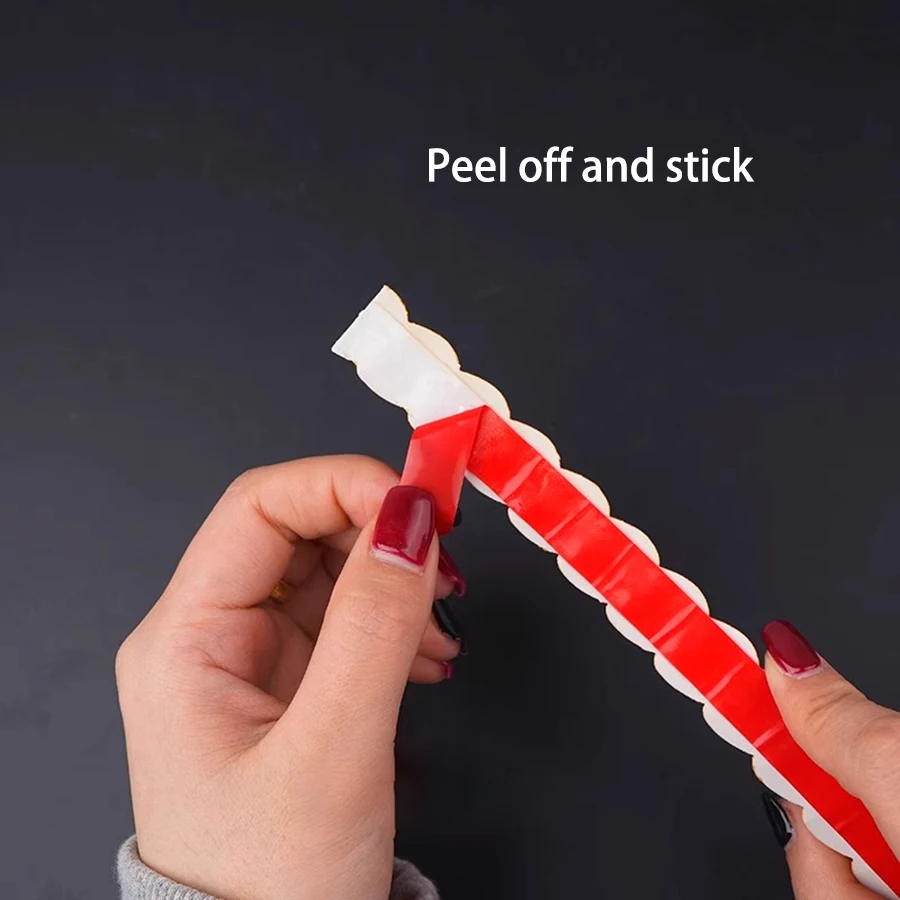 16.4ft Flexible Wall Molding Trim & Chair Rail | Peel and Stick Self-Adhesive Panel Moulding | DIY Home Decor on Background Wall