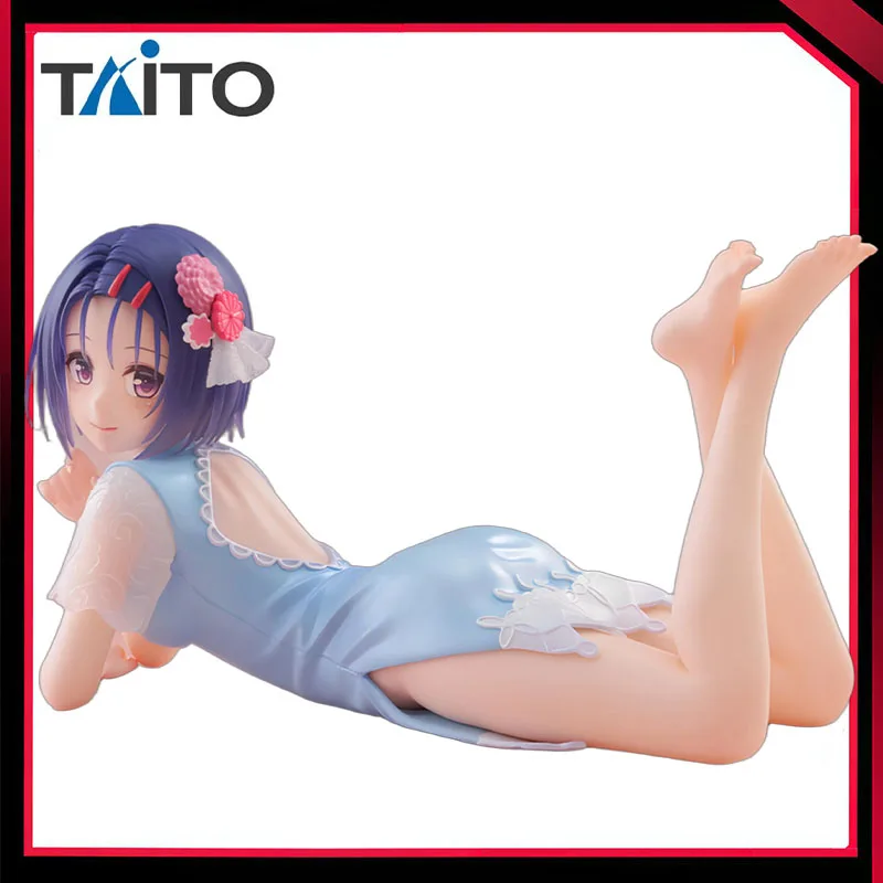 

Taito Original Genuine To Love-Ru Darkness Desktop Cute Haruna Sairenji China Dress Anime Figure Model Collector Figurine Toys