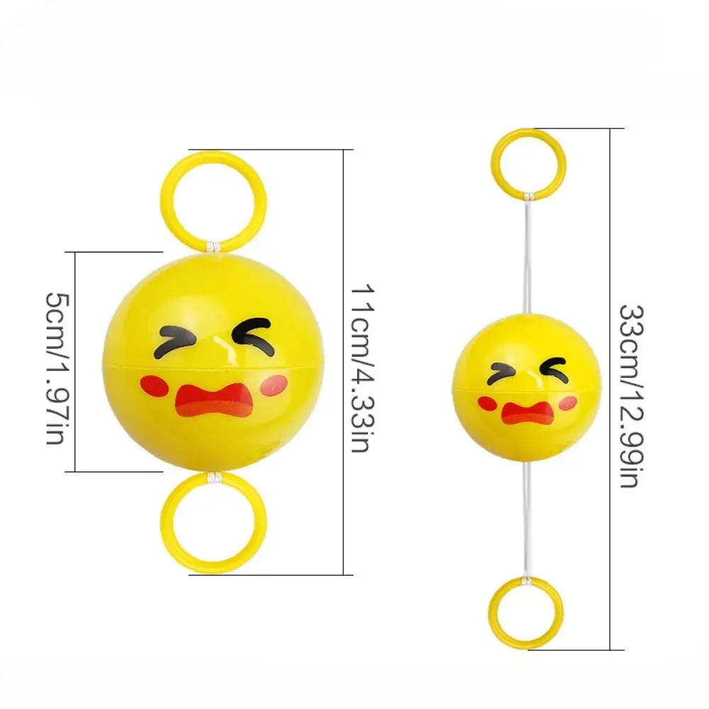 Alta qualidade novidade crianças rotativa bola emissora de luz brilhante mão olho coordenação voar bola brinquedo criativo 6 estilos puxar apito