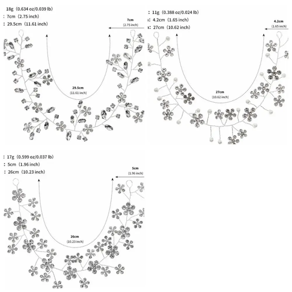 خمر حجر الراين العروس غطاء الرأس زهرة مطرز التصوير عقال النمط الفرنسي تألق الزفاف إكسسوارات الشعر النساء #6