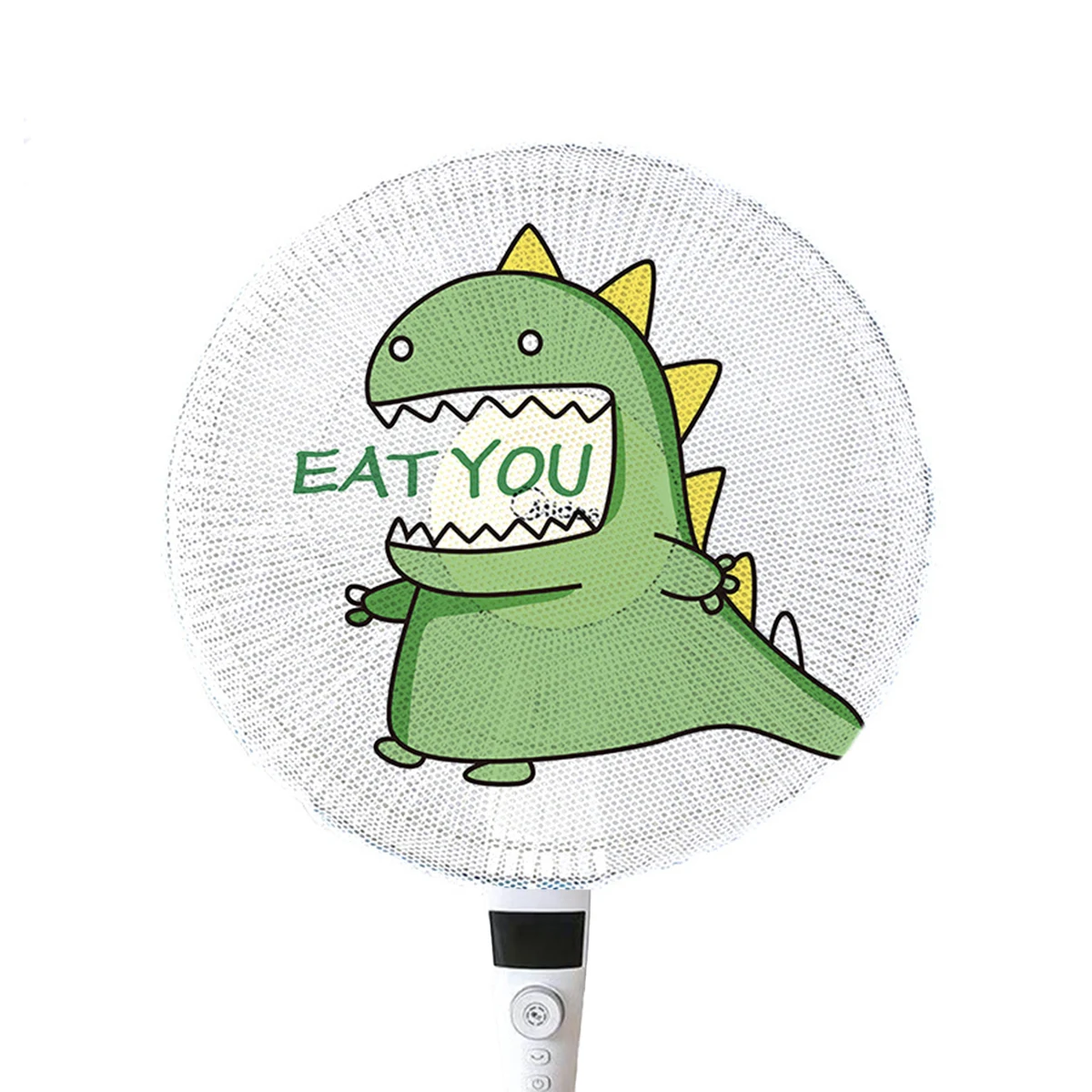 Cute Cartoon Fan Cover All-inclusive Round Electric Fan Protective Cover Household Anti-pollution Anti Pinch Hand Fan Dust Cover