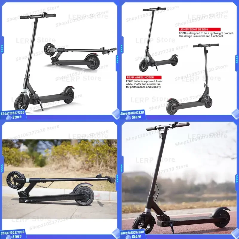 Lightweight 36V Electric Scooter for Kids Two Wheel Travel E Scooter Portable Mini Foldable Commuter Vehicle for Children