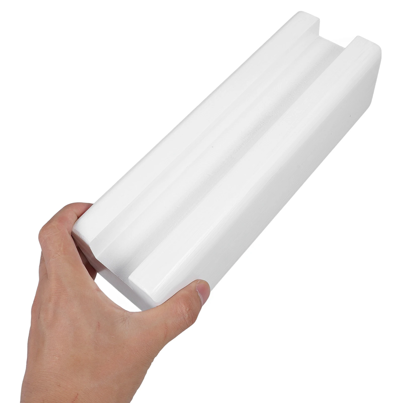 

Floor Stand Base 10 Inch Wooden Full Length Mirror Holder Anti-Slip Support For Dressing Mirror Painting Artwork Display Brown