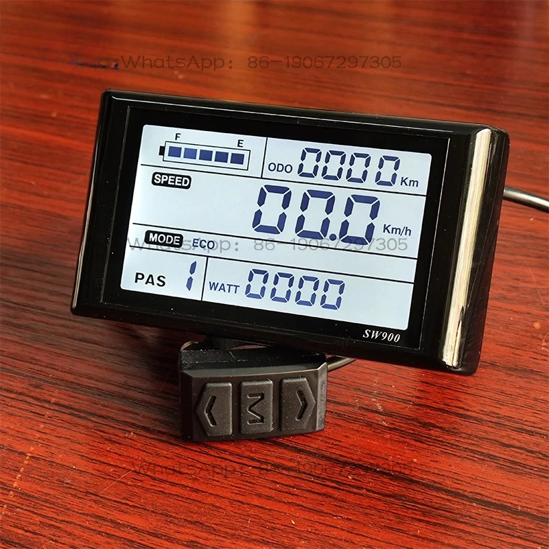 24V 36V 48V 250W 350W 500W E-bike Brushless Motor Drive Controller SW900 LCD Display Kit for Electric Bicycle Scooter