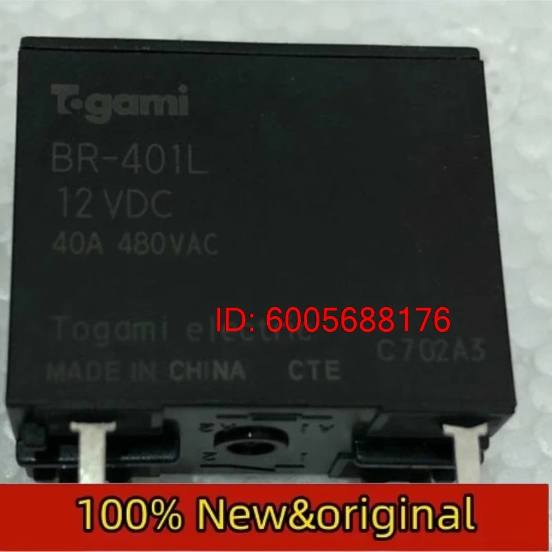 5pcs New Relays BR-401L 12VDC  relay 40A 480VAC
