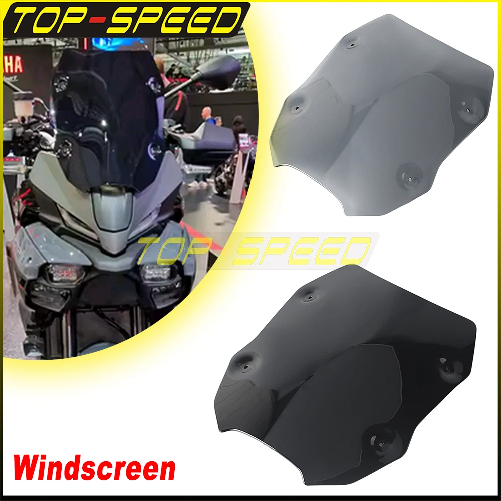 

For YAMAHA TRACER 9 GT 9 GT+ 25 Aerodynamic Wind Deflector OEM Fit Durable Polycarbonate Motorcycle Sport Wind shield Windscreen