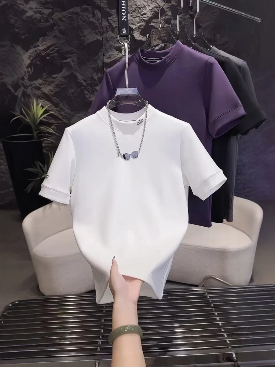 

Men's Faionable Luxury Thi ort Sve Top Comfortable round Ne Sweatirt Casual Wear for Middle-Aged Autumn Winter N...