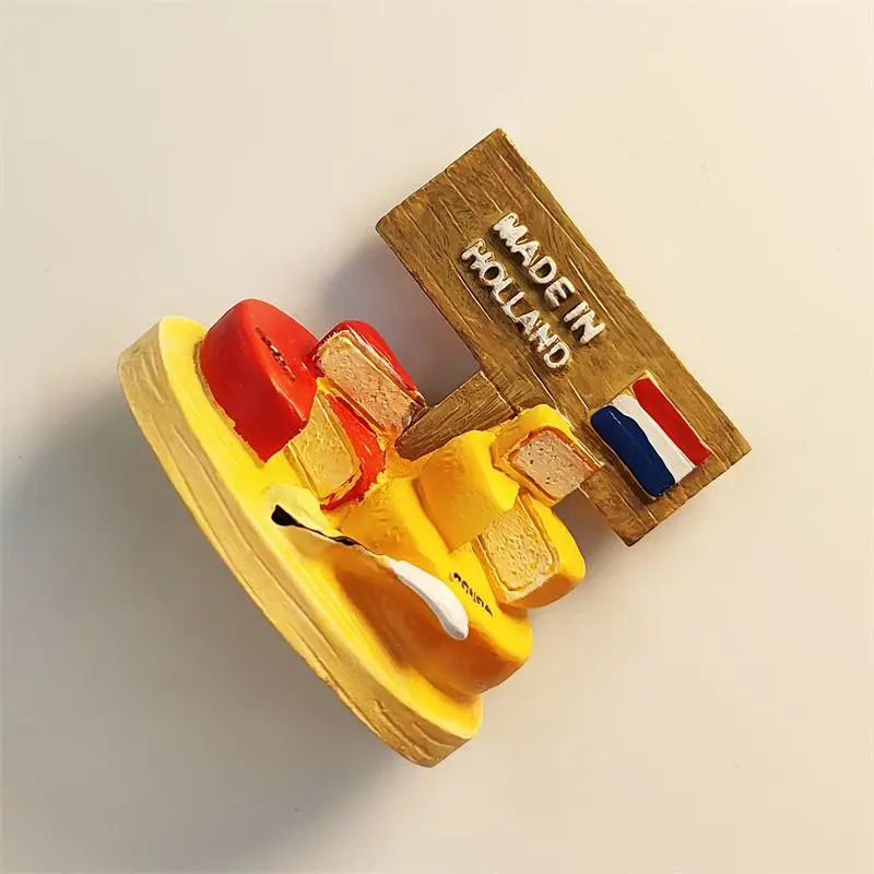 Netherlands Holland Gouda & Edam Cheese 3D Resin Fridge Magnet - Magneten Kühlschrank Cute Magnets for Fridge Home Decor Items