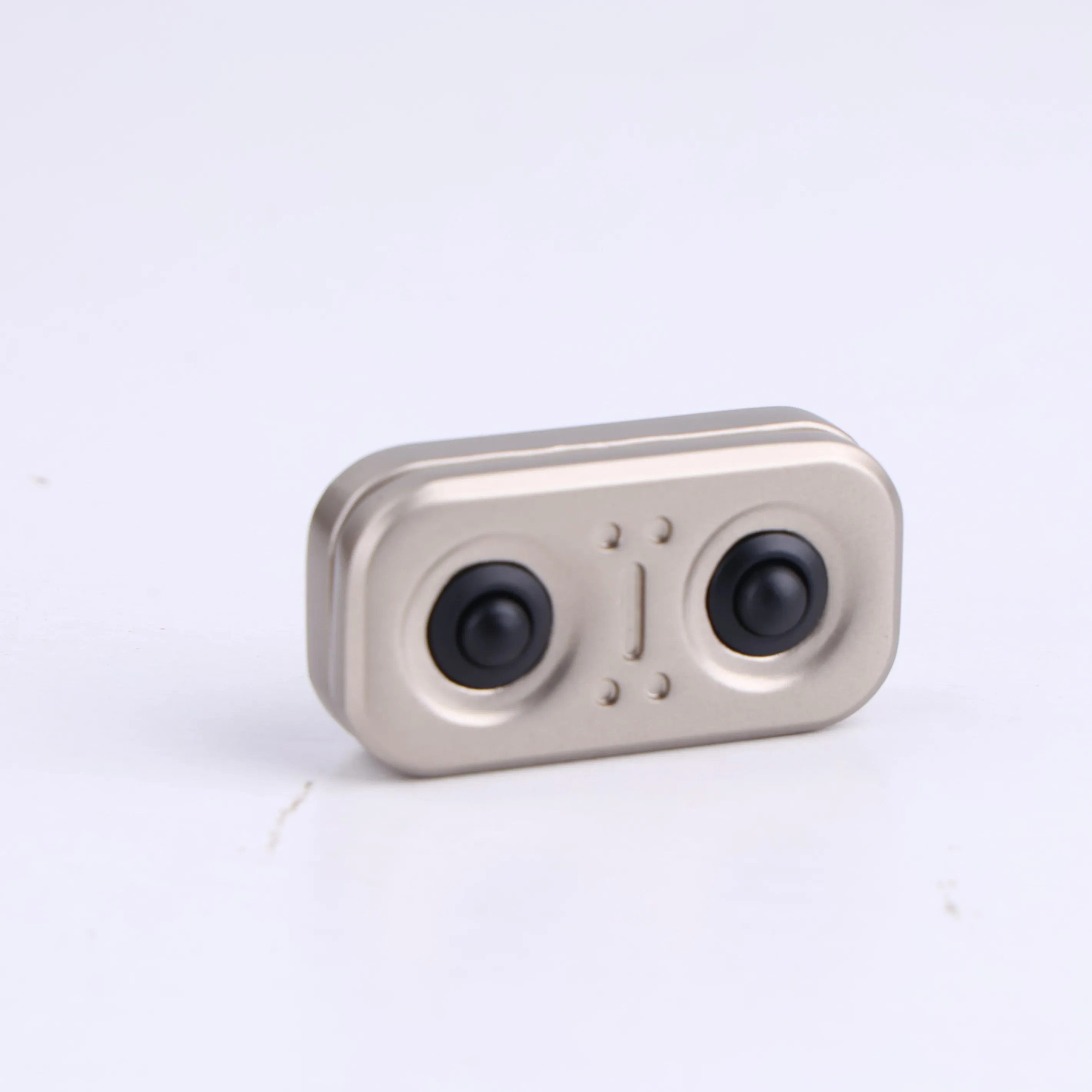Metal Owl Push Slider Fidget Toy Magnetic Popping Coin EDC Stress Relief Hand Spinner ADHD Anti-anxiety Fidget Widget Office Poc - view 5
