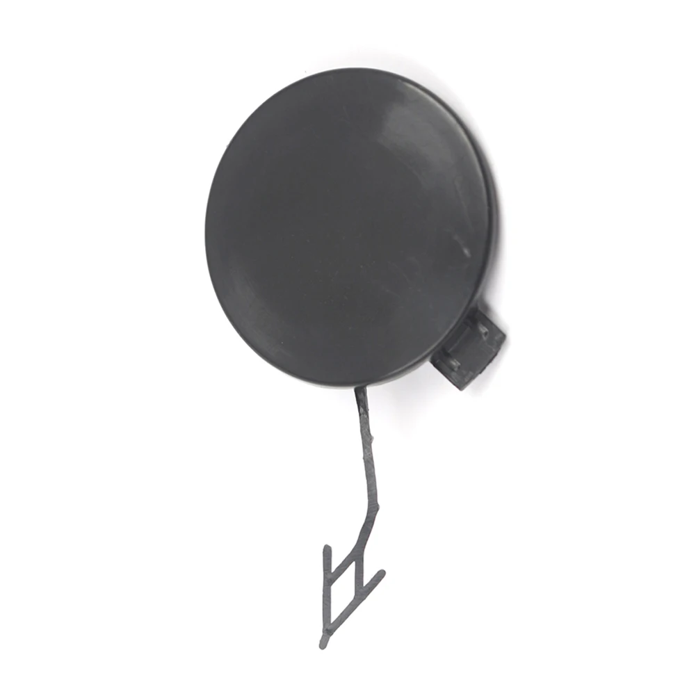 Bumper Replacement Rear Tow Hook Cover Bumper Tow Cap Black Unpainted ABS Material Heat-resistant Material Anti-aging Resistant