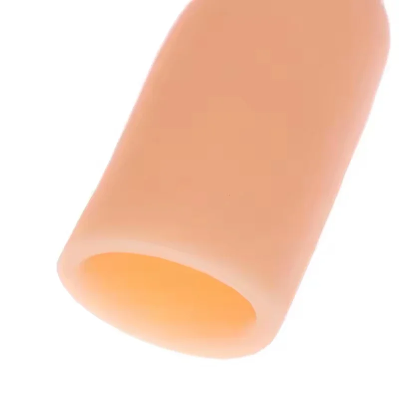 10Pcs Silicone Gel Tube Hand Bandage Finger Protector Anti-cut Heat Resistant Finger Sleeves Great Cooking Kitchen Tools