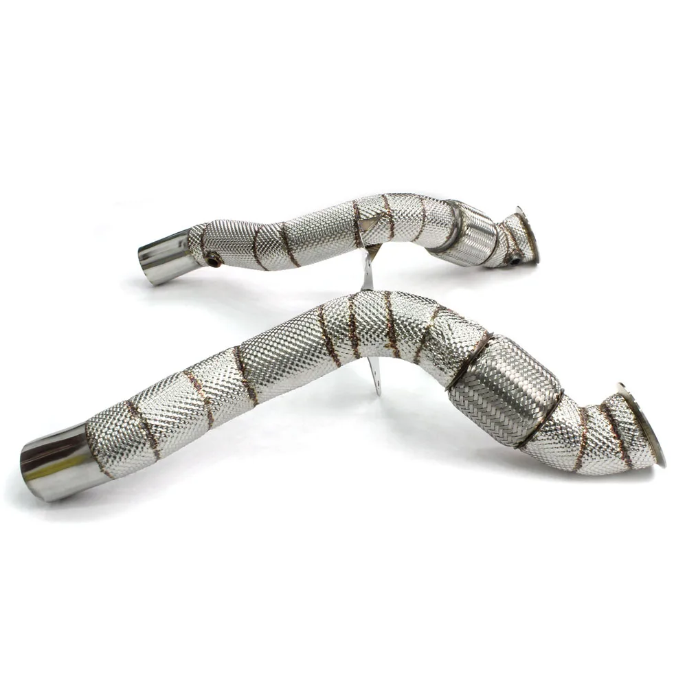 

For Ferrari 488 2015-2018 Car Exhaust Downpipe Stainless Steel Head Pipes Three Way Catalytic Ternary Modified Auto Part