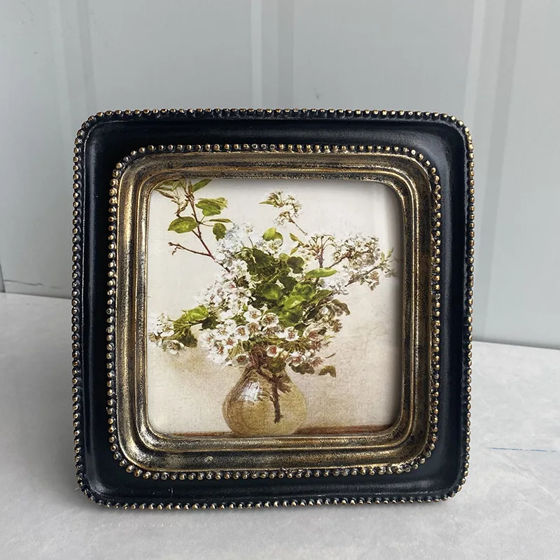 

Mutihome Wall Mounted Black Photo Frame Decoration Living Room Bedroom Decoration Simple Bedside Picture Frame Photo Frams