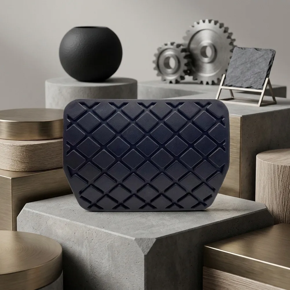 Wear-resistant Pedal Black Brake Pedal Pad High Friction Performance Raised Anti-slip Texture Precise Inner Outline