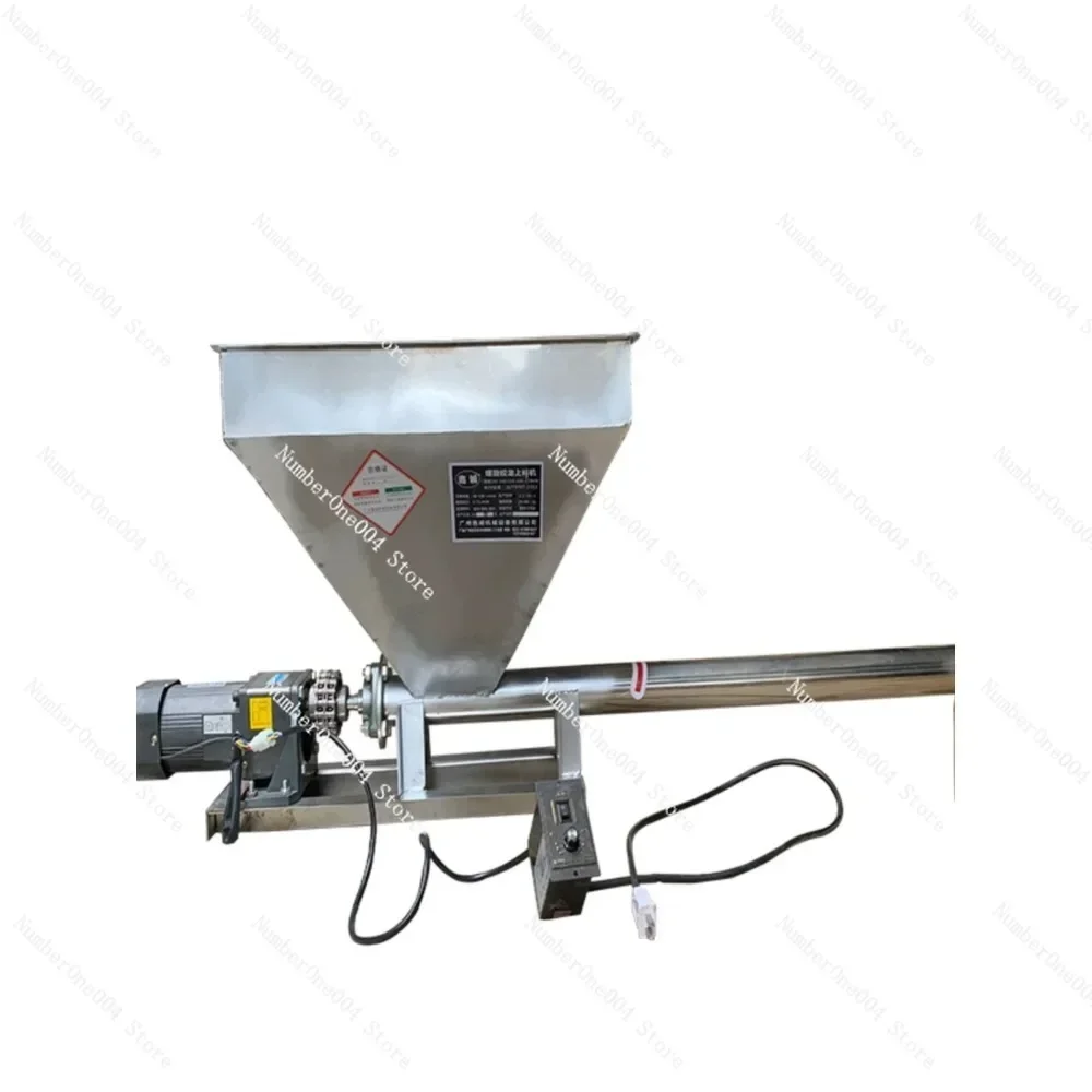 Stainless Steel Screw Feeder Conveying Powder Plastic Particle Screw Additive Automatic Feeding Color Masterbatch Feeder