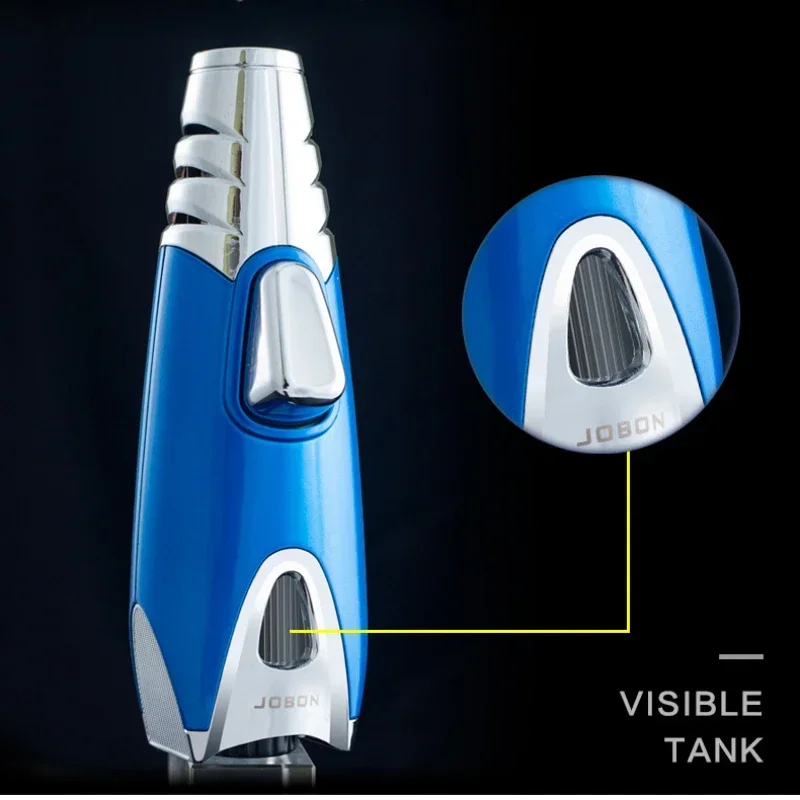 Jobon Cigar Lighter Mini Ignition Gun Gas Lighters Smoking Gadgets Butane Torch Lighter Kitchen Lighter Very Cool Gift For Men view 4