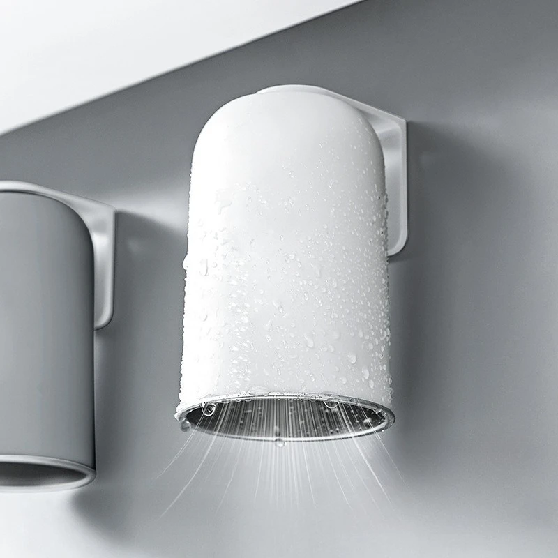 Magnetic Mouthwash Cup 304 Stainless Steel Wall Mounted No Punching Large Capacity Tooth Brushing Cup Household Bathroom