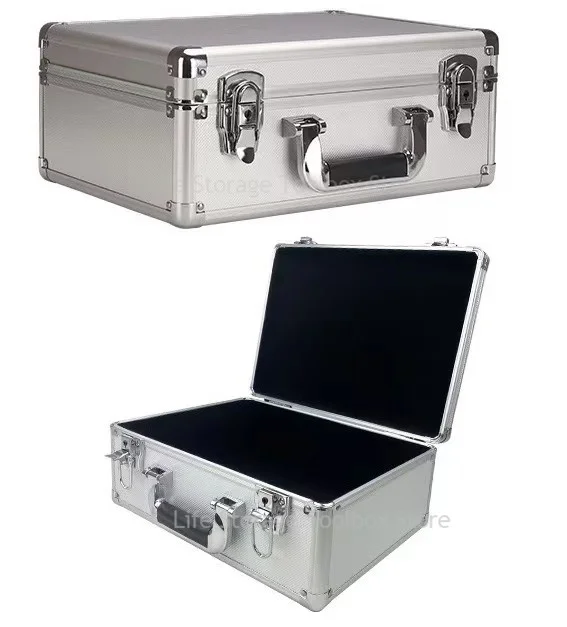 Tool Box Aluminum Case Waterproof Equipment Tool Box Organizer Portable Instrument Case Large Hard Case Shockproof Storage Box