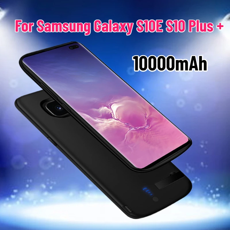 

Чехол-аккумулятор 10000 мАч для Samsung Galaxy S10E S10 Plus + перезаряжаемый чехол-павербанк для S10