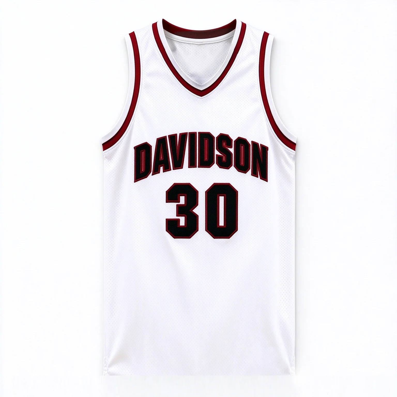 #30 Red Basketball Jersey Unisex Sleeveless Tank Vest, Breathable Polyester Sports Uniform For Basketball Training Street Wear