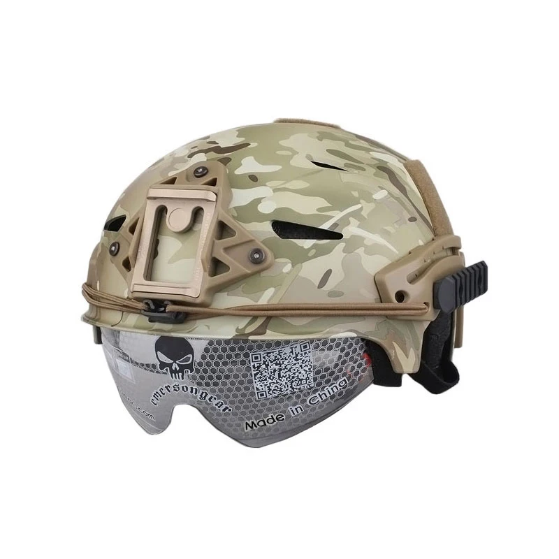 Emersongear Tactical EXF BUMP Protective Goggles Helmet Headwear Gear Guard Shooting Airsoft Headwear Hunting Combat Hiking ABS