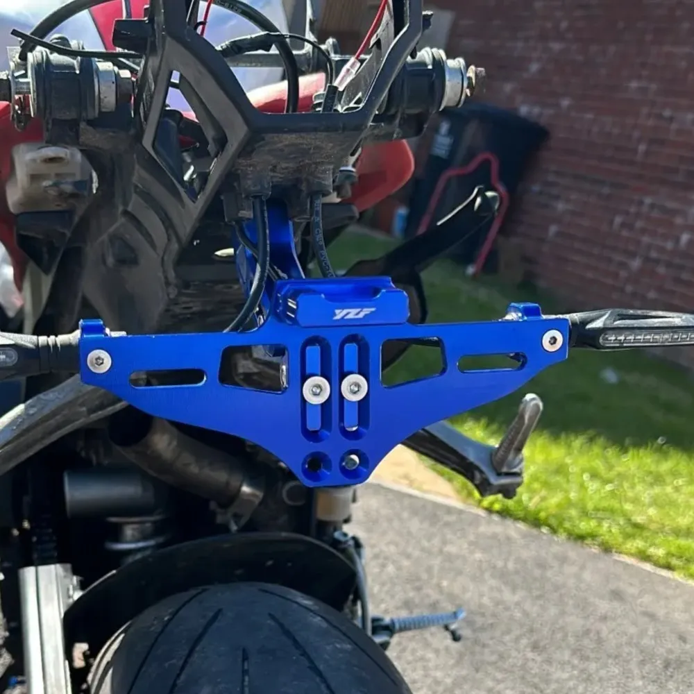 

For YAMAHA R6 YZF R7 2021 2022 YZF-R1 1998-2024 YZF-R3 YZF-R6 R6S Motorcycle Accessories License Plate Holder Turn Signal Light