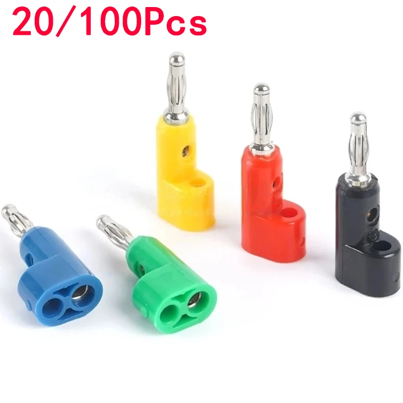 

Штабелируемый разъем для аудиодинамика 4 мм, разъем для подключения динамика усилителя типа F с винтовым соединением