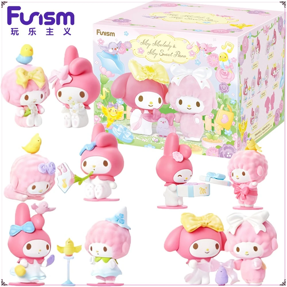 Neue Funism My Melody & My Sweet Piano Little Bird Adventure Serie Blind Box Cartoon Anime Figuren Desktop Dekoration Spielzeug Geschenke